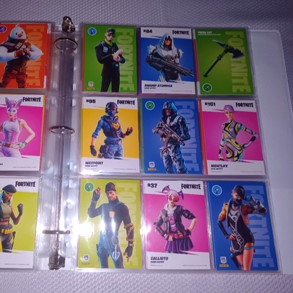Fortnite Trading Cards Binder Collection 🔥 100 Fortnite Card Lot - Picture 7 of 11